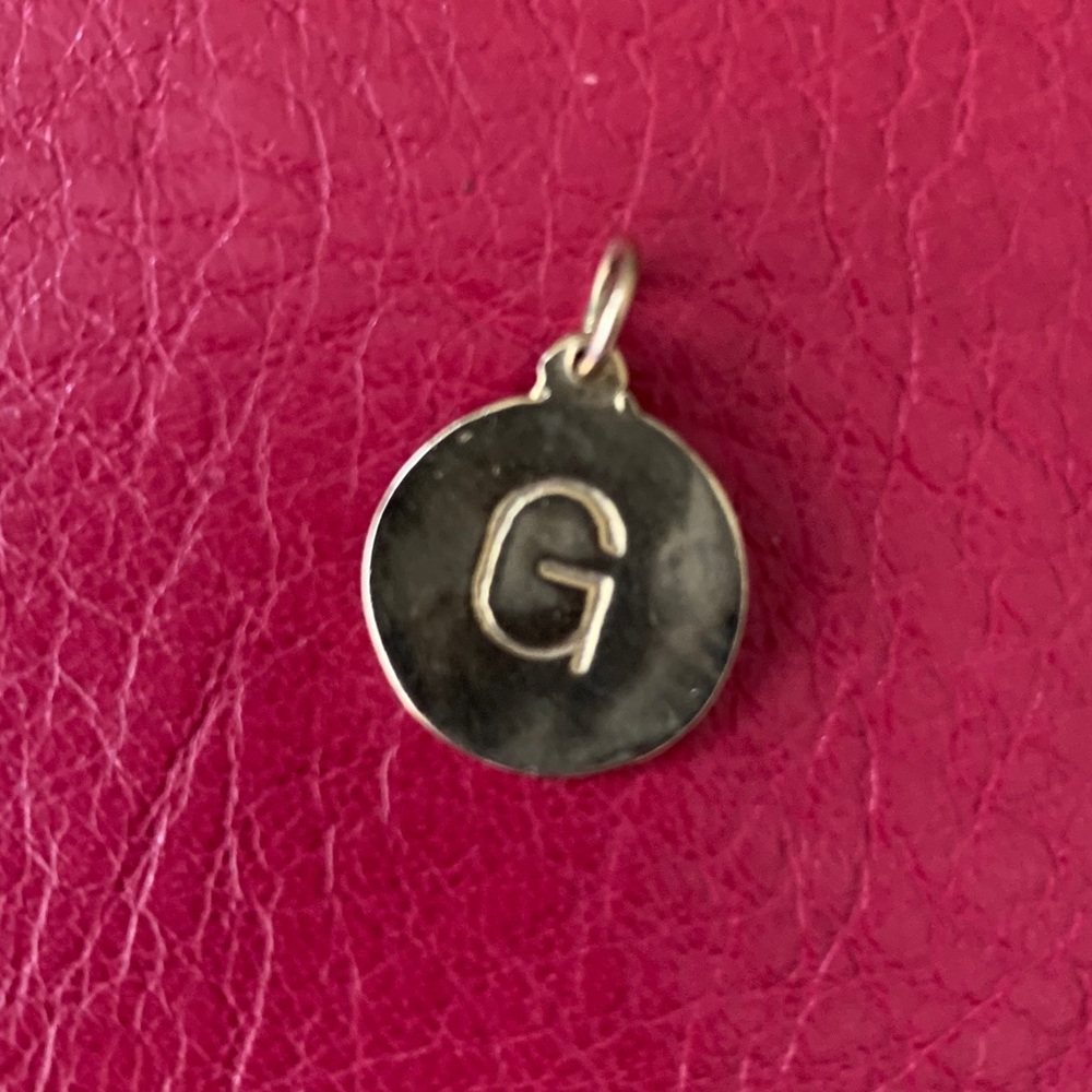 Helen Ficalora 14k gold “G” charm